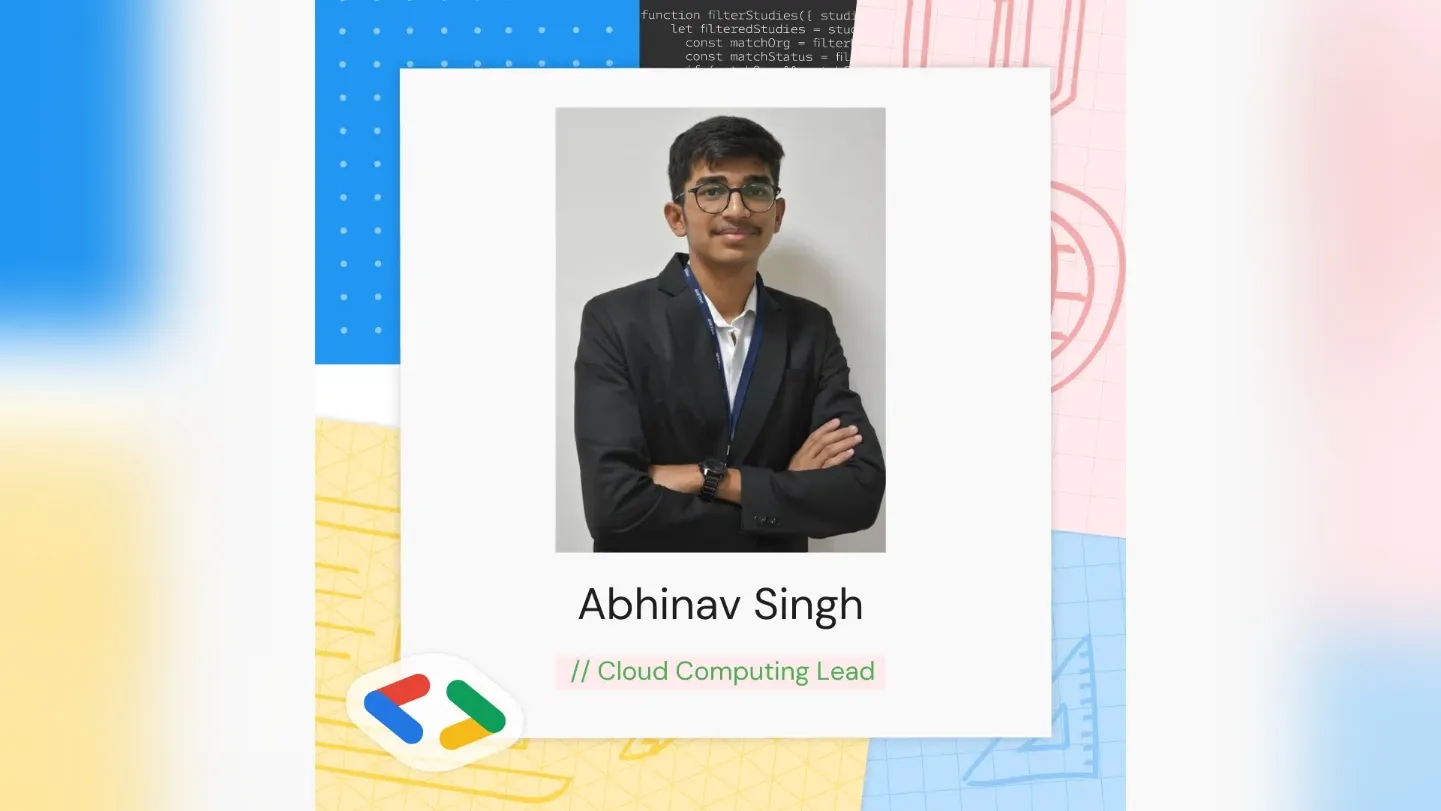 Cloud Compute Lead @ GDSC — achievement earned by Abhinav Singh