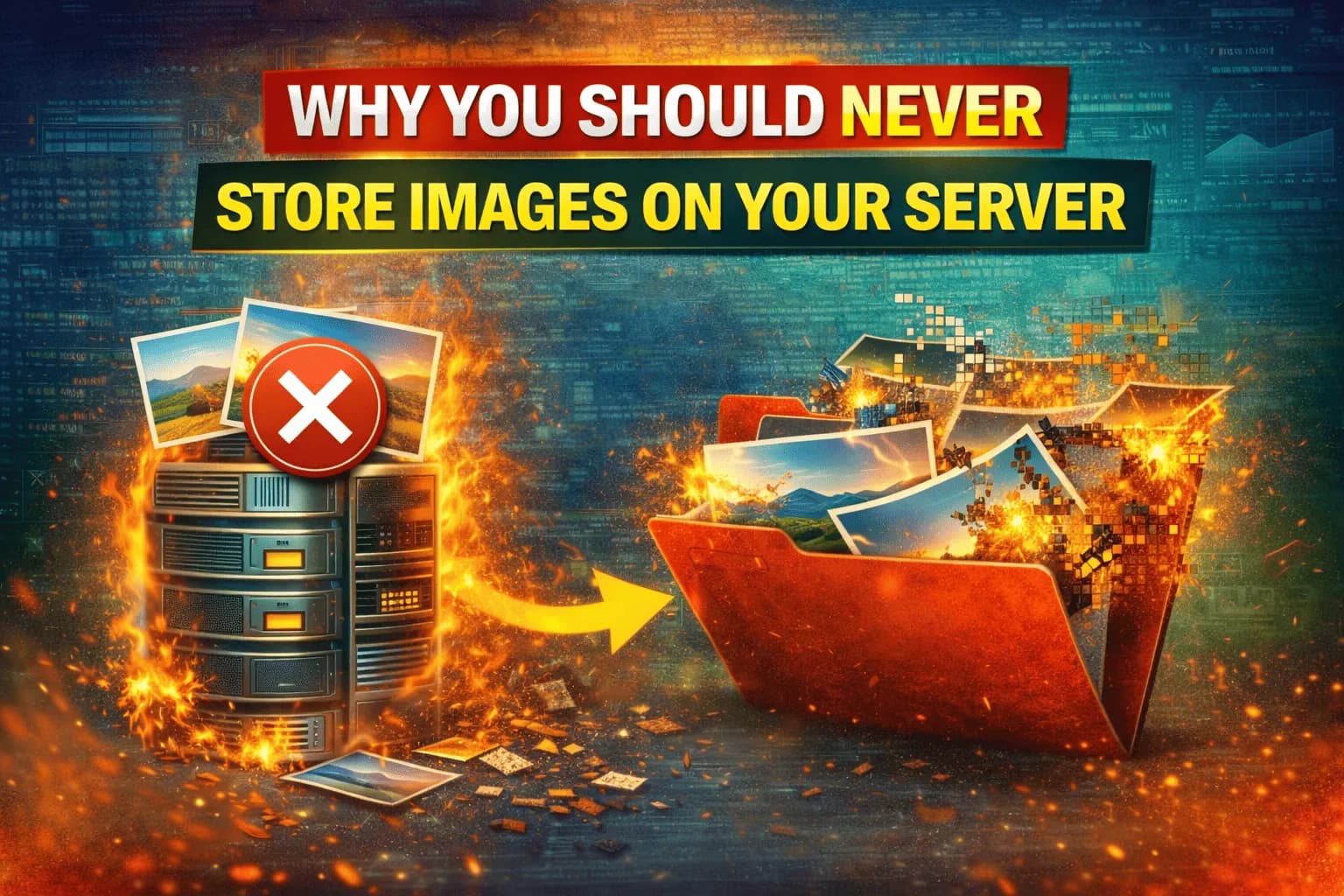 Why You Should Never Store Images on Your Server — article by Abhinav Singh