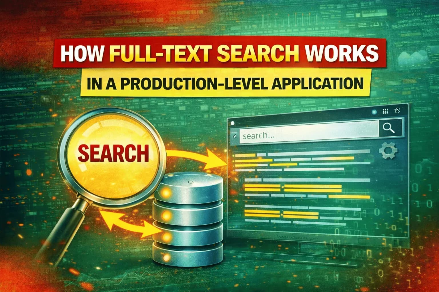 How Full-Text Search Works in a Production-Level Application How Full-Text Search Works in a Production-Level Application — article by Abhinav Singh