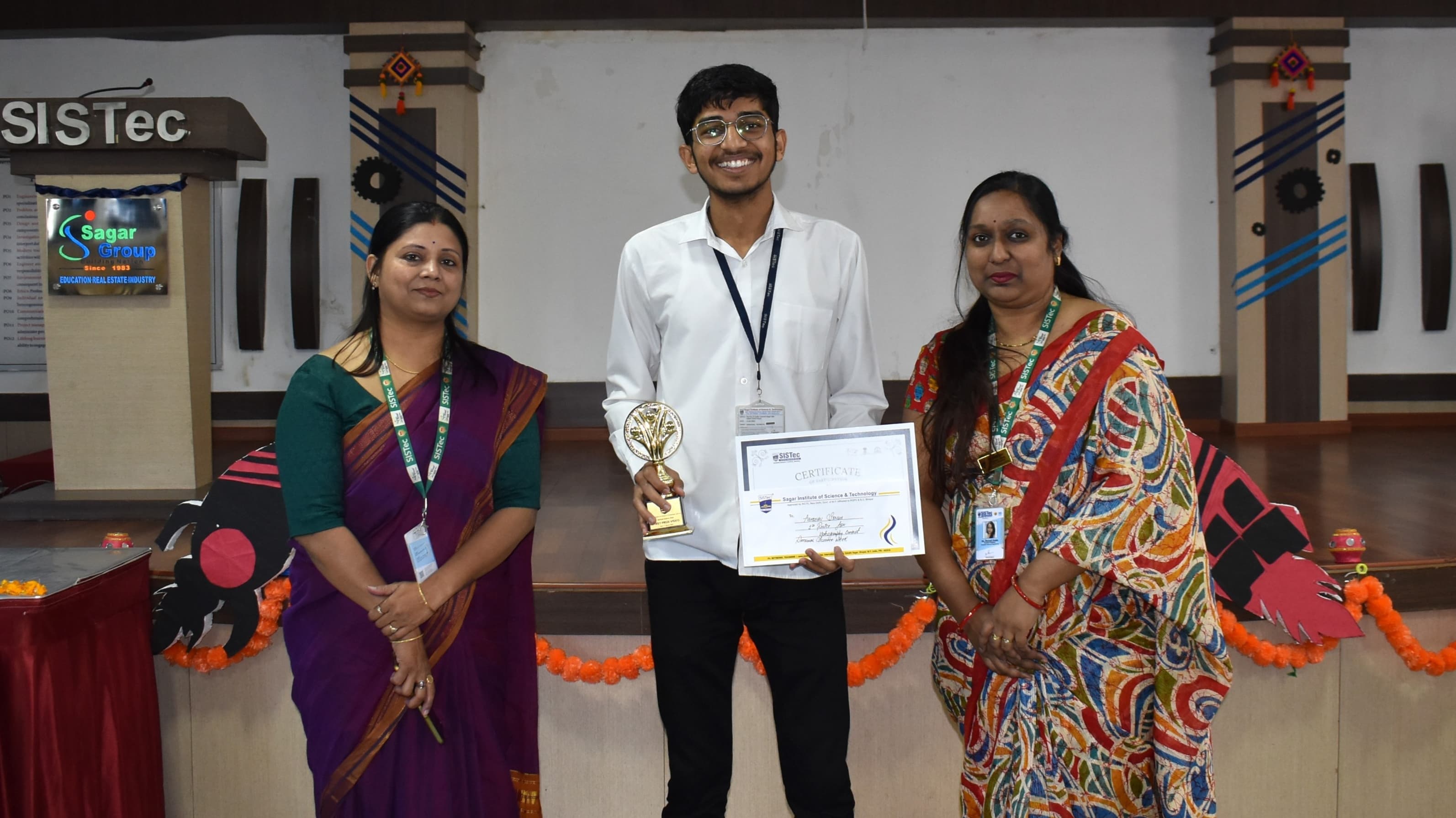 Champion of Creativity: Video Competition Champion of Creativity: Video Competition - Achievement image showing Secured first place in a prestigious video competition. Produced a compelling video that showcased creativity and technical skills, receiving high praise from the judges. #VideoProduction #AwardWinner π₯π