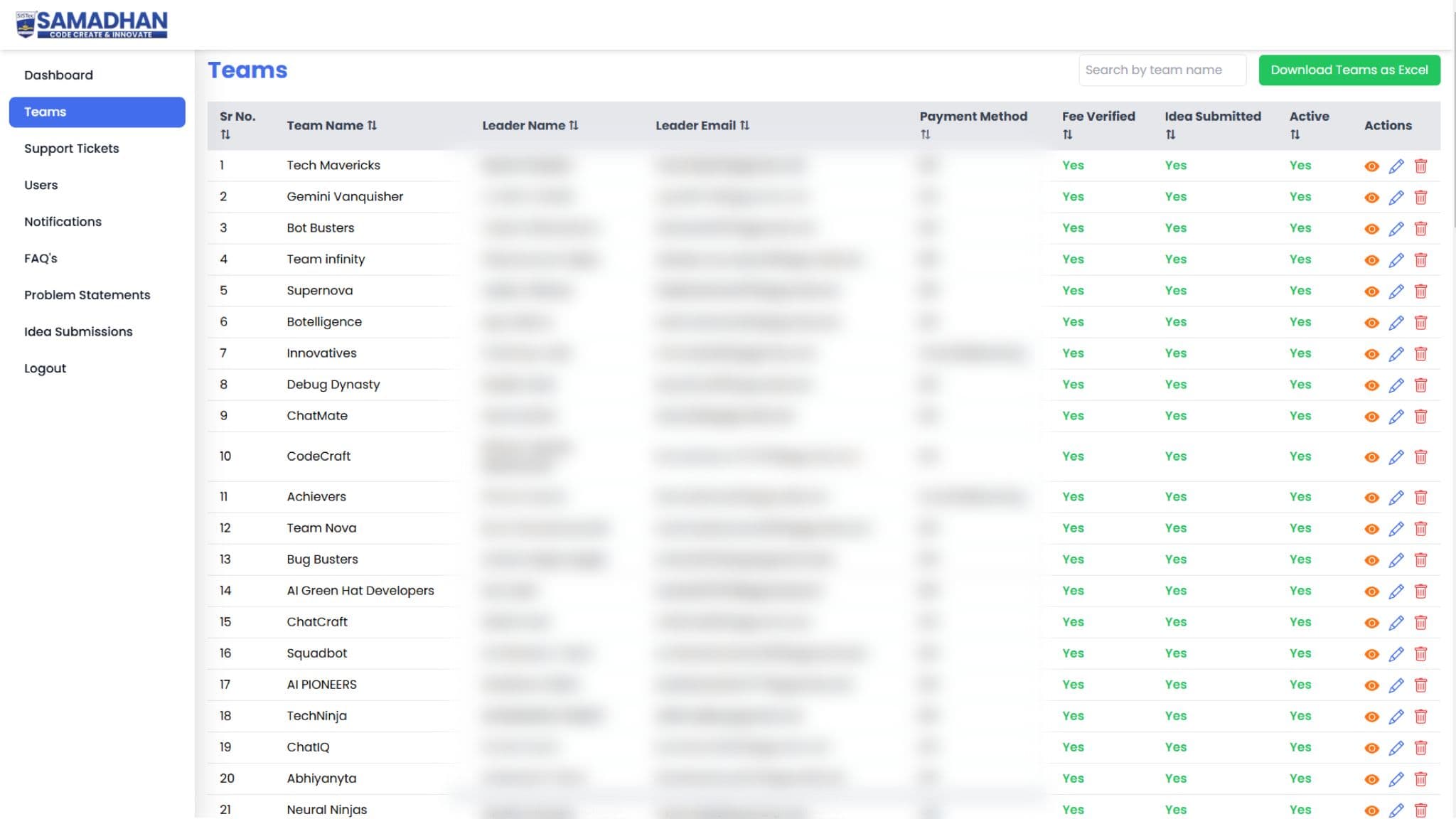 Samadhan - Hackathon Website Samadhan - Hackathon Website - Featured project image in Web Developement