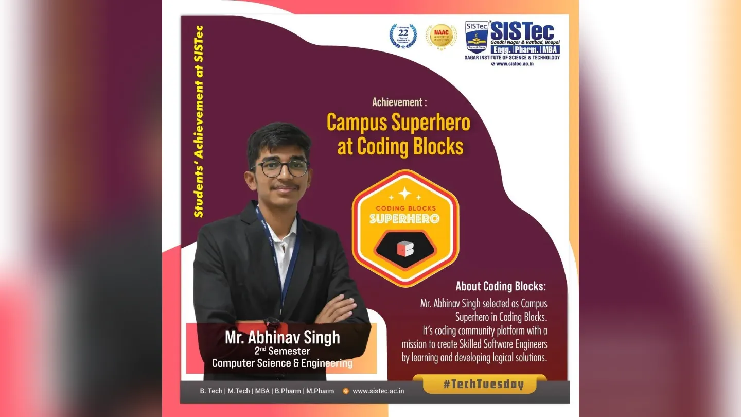 Tech Advocate Tech Advocate — achievement earned by Abhinav Singh